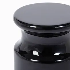 Кофейный стол Perry Ø33х45 см, черный глянец