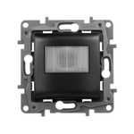 Датчик движения двухпроводной 400Вт с регулировкой выдержки времени, освещенности и радиуса обнаружения - антрацит ETIKA Legrand