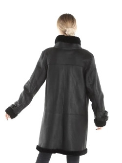 Дубленка женская натуральная Турция длинная