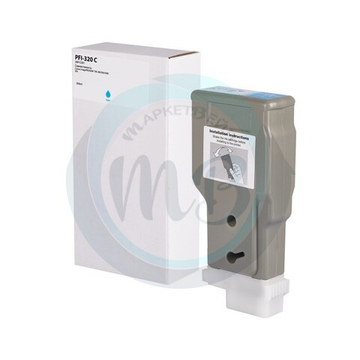 Картридж WBox, аналог Canon PFI-320C (2891C001) для imagePROGRAF TM-200/TM-300/TM-350, Cyan