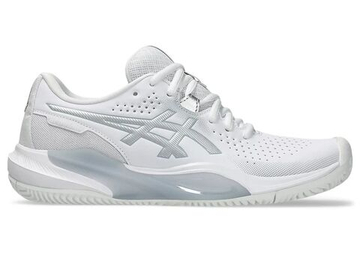 Женские теннисные кроссовки Asics Gel-Challenger 15 Clay - white/pure silver