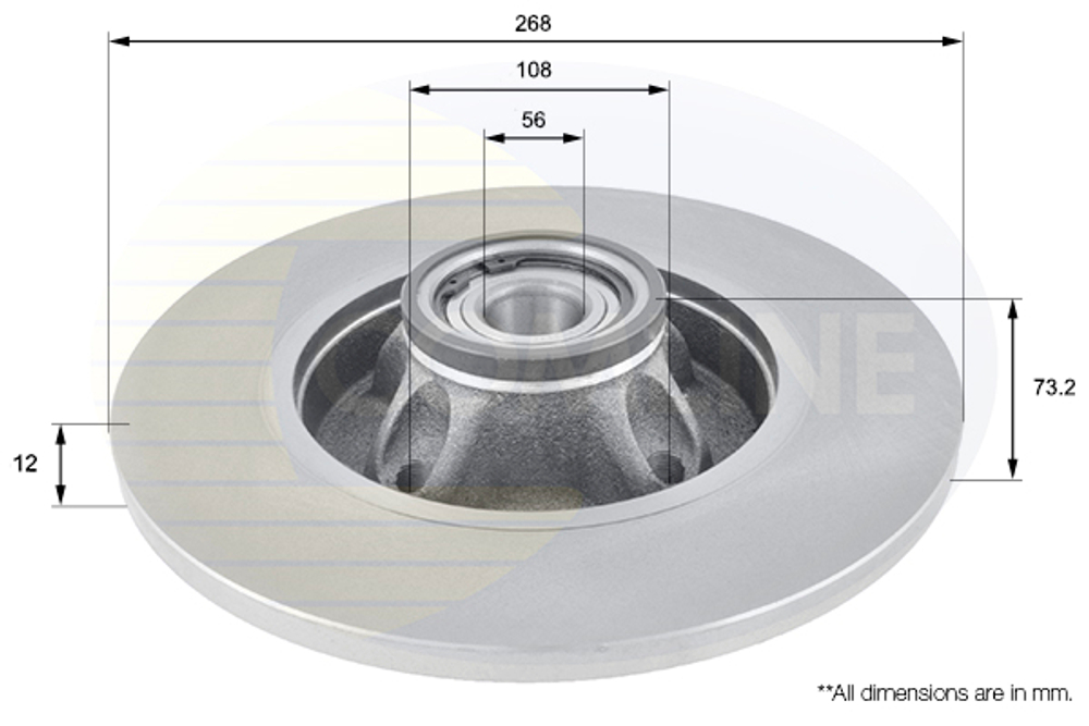 COMLINE - ADC3011-CML - Brake Disc