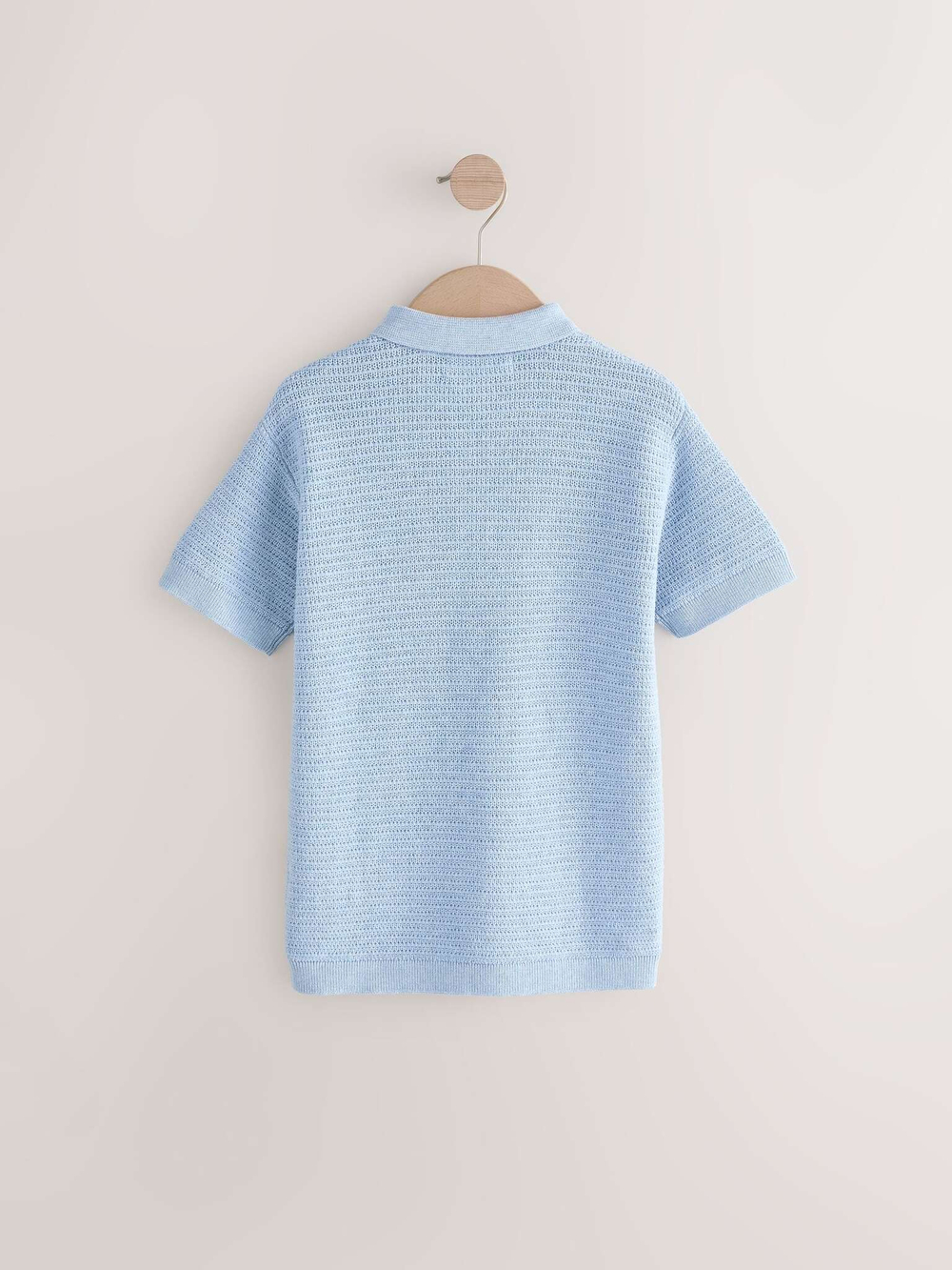 Поло вязаное для мальчика Next E27-918, Голубой