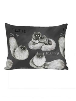 Постельное белье Сказка "Fluffy" 1,5-сп Наволочка 50х70 см 1 шт Простынь 150х215 см Пододеяльник 145х215 см, поплин