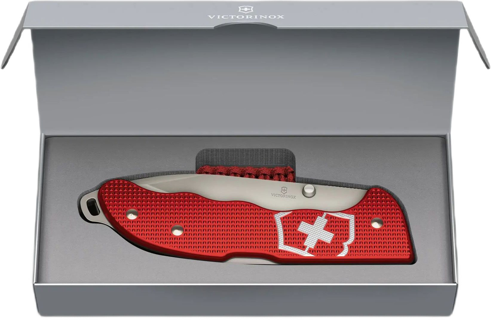 Нож Victorinox Evoke Alox, 136 мм, 4 функции, красный подар.коробка