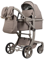 Коляска трансформер Farfello Aimile Adventurer ткань серо-бежевый