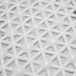 Коврик для ванной матовый Паутинка 37*66см (кремовый)