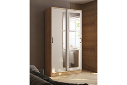 Шкаф-купе Стиль-2 120, Дуб крафт золотой, Кашемир