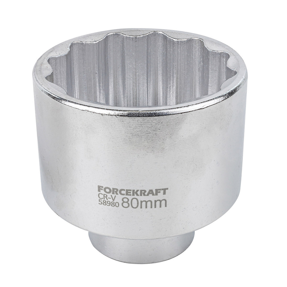 Головка 80мм 1''12гр. FORCEKRAFT FK-58980
