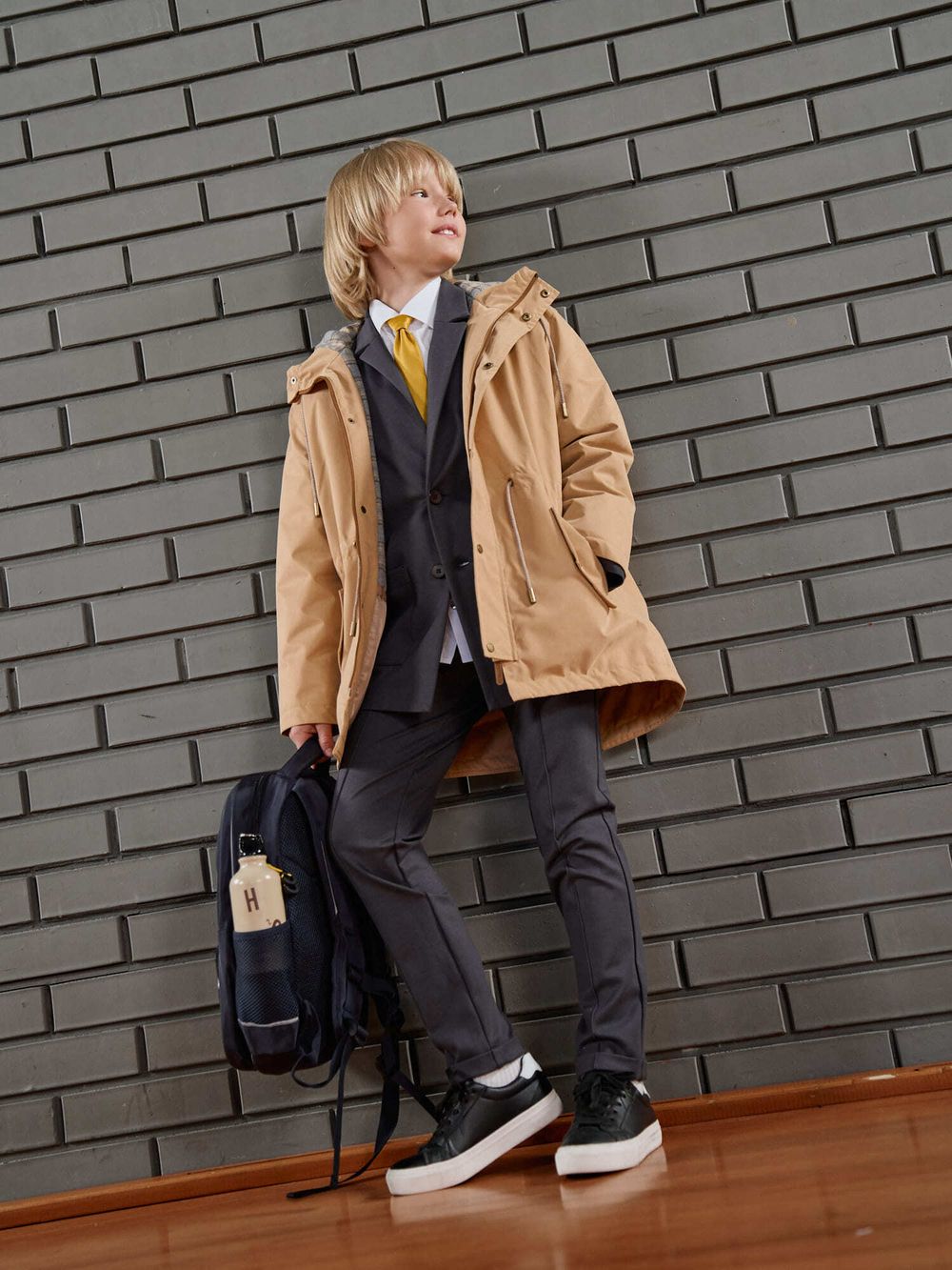 Парка демисезонная "Песок" 7+