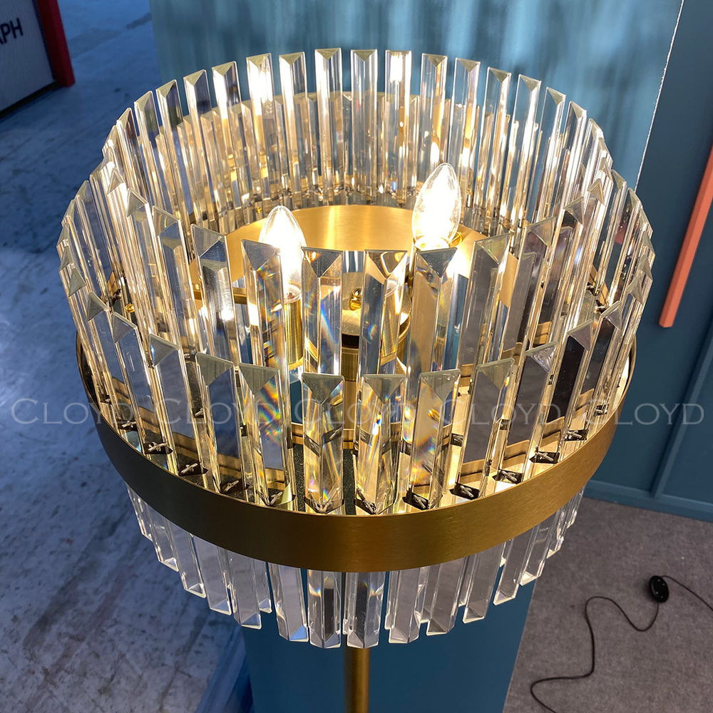 Торшер Cloyd BROTIGAN-C F4 / выс. 165 см - латунь (арт.40020)