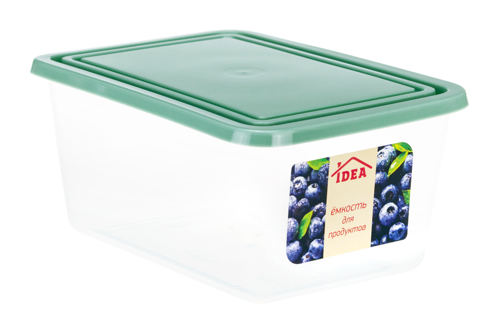 Емкость для продуктов 2л прямоугольная М1453