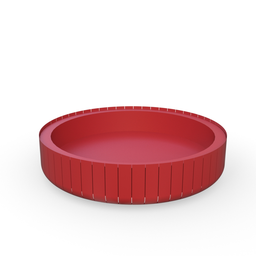 Вазон низкий STRIPES