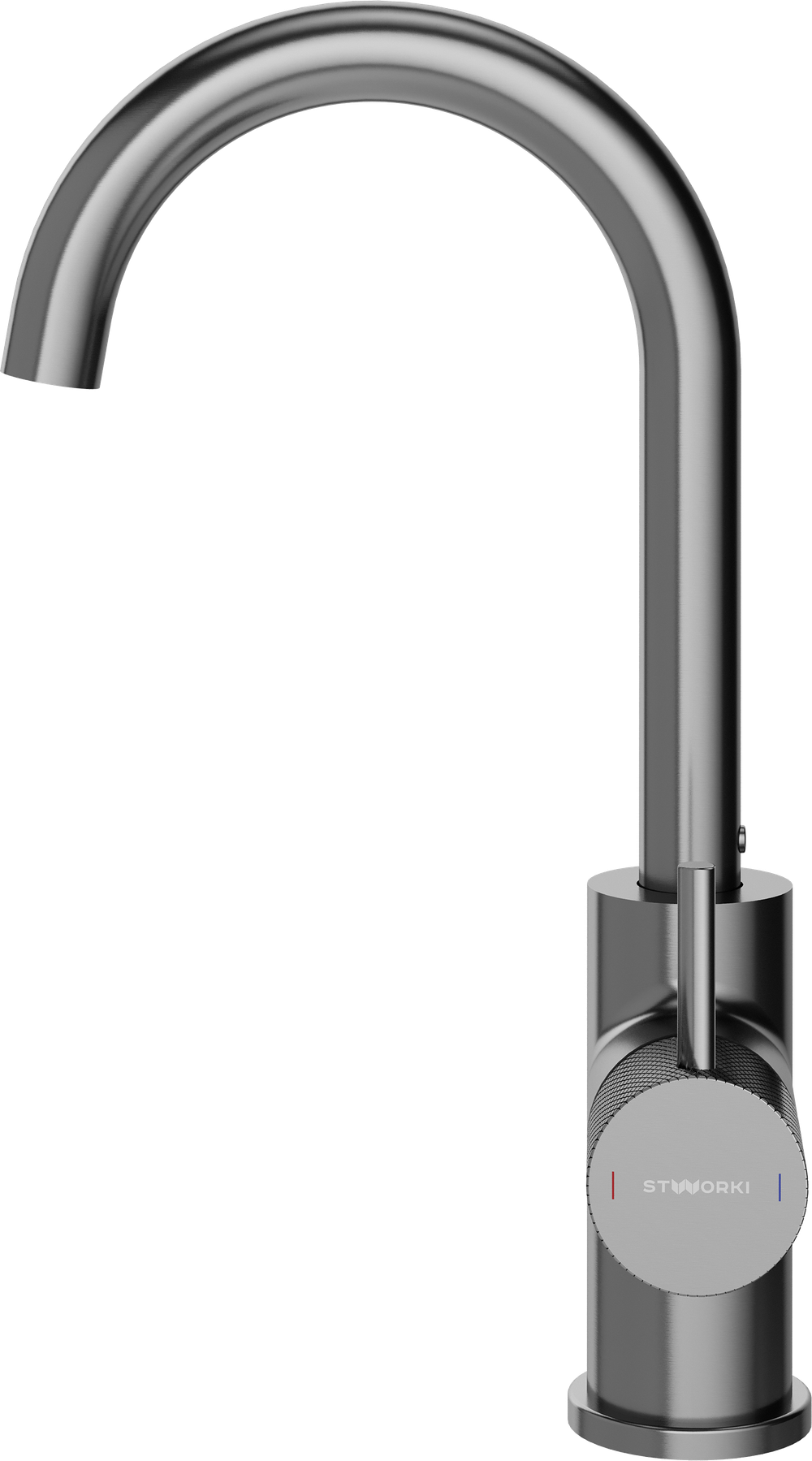 Смеситель для раковины STWORKI Стокгольм S36015GB вороненая сталь