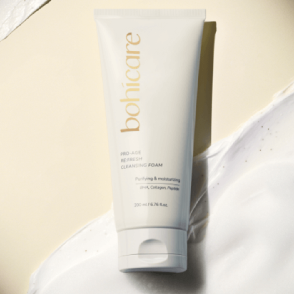 Bohicare Пенка для умывания Рефреш с коллагеном и пептидами - Pro-Age Re:Fresh cleansing foam, 200мл