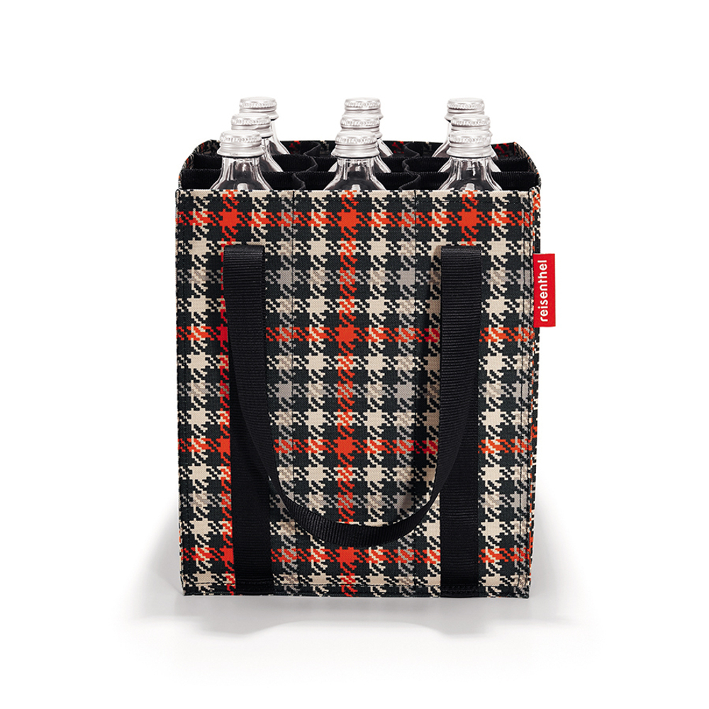 Сумка-органайзер для бутылок bottlebag glencheck red