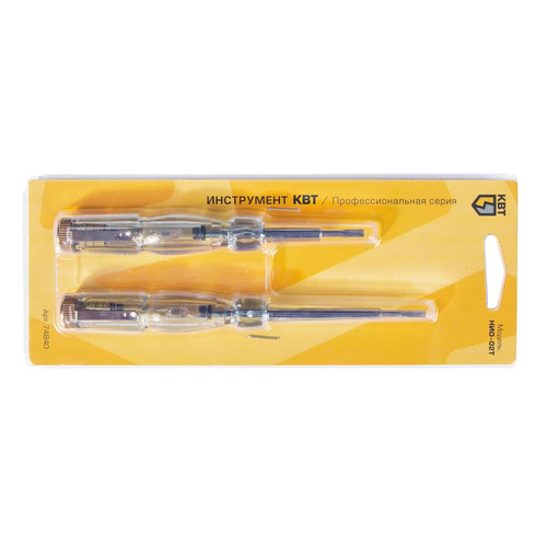 Набор индикаторных отверток НИО-02Т серия ПРОФИ КВТ