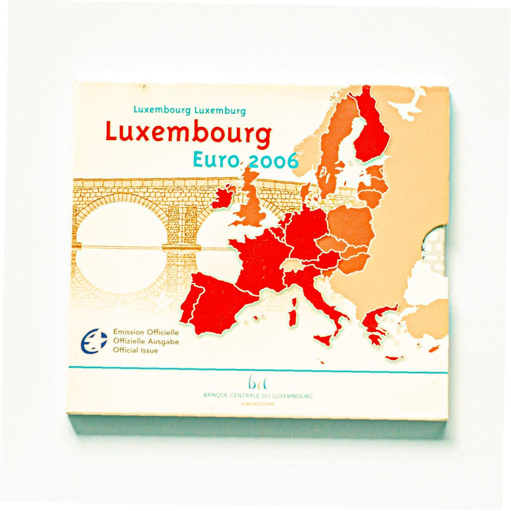 Luxembourg 2006 Year Set + 2 Euro "14th Anniversary of the Birth of Hereditary Grand Duke Guillaume"