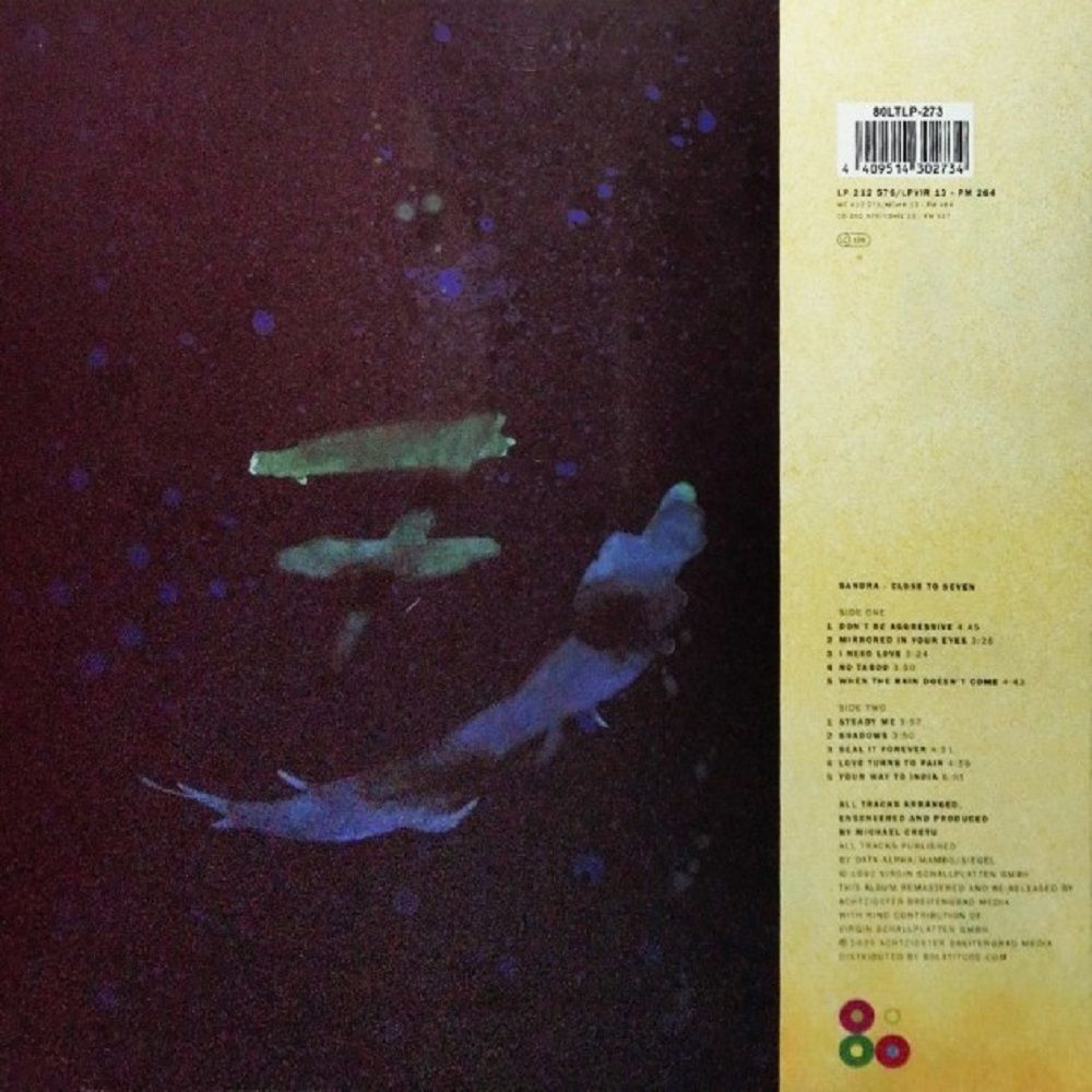 Sandra - Close To Seven (LP, Album) Новая запечатанная виниловая пластинка + ПОДАРОК