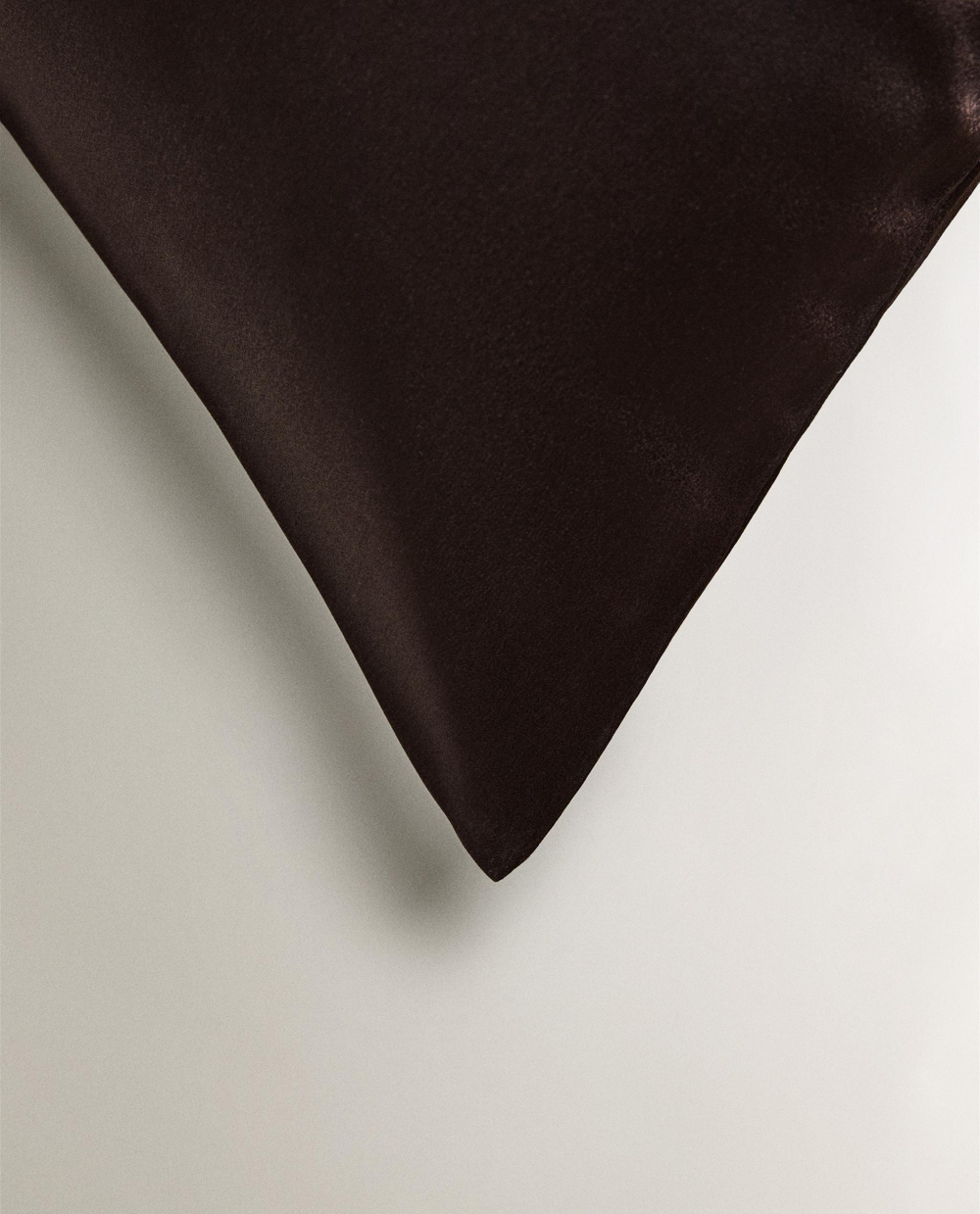 Наволочка Zara Home натуральный шелк, 50х75 см, хлопок 100%, однотонный, 1362/091