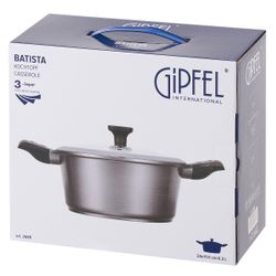 Алюминиевая кастрюля Gipfel Batista 2689 24 см/4,3 л