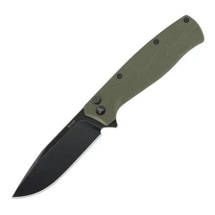Нож складной SRM 221X-GP Blackwash (14C28N, OD Green G10)