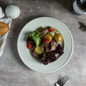 Тарелка d=23 cм,фарфор "NOBLE" серия "LUXE"