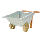 Набор для игры в песок с тачкой (5предм.) ведерко,совок,грабли,форм,сет.212-7