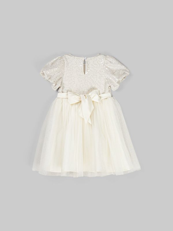 Платье с пышной юбкой и пайетками 