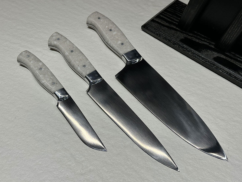 Набор кухонных ножей Knife White