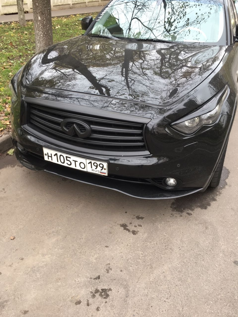 Реснички передние v.2.0 Infiniti QX70 FX37 FX50 FX30d