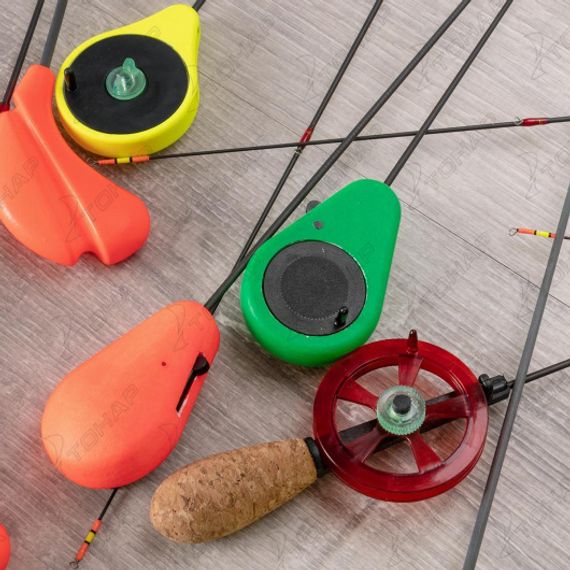 Удочка зим. SP-1T чёрный (хлыст 2 составной мягкий Hi Carbon teleskop) (SP-1T-BL) Akara