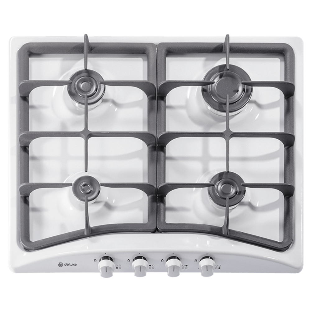 Варочная панель газовая De Luxe 5840.00гмв-054ЧР белый