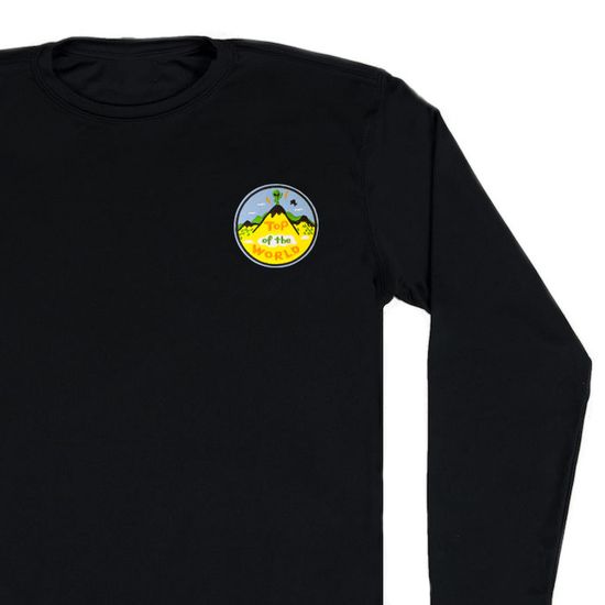 Нашивка термоаппликация на одежду и на рюкзак. Top of the World