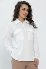 Поло рубашка Алькор (белая) Б13256-10М LT Collection