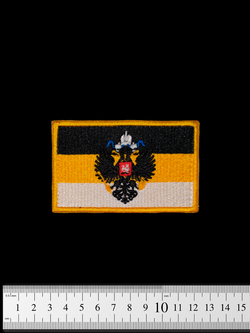 Шеврон Имперский флаг вышивка 5,5х9 см