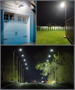 Светильник LED ДКУ уличный SP3050 150W 5000K серый Feron 41272