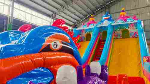 Коммерческий надувной батут «На морском дне 3», 15*7*7 м