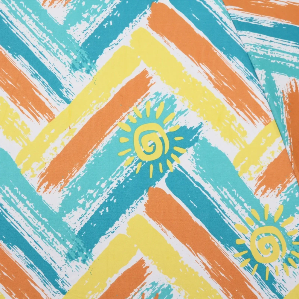 Зонт пляжный D=240 см, h=220 см, «Принт АРТ10025-4», с наклоном и покрытием от нагрева, ДоброСад