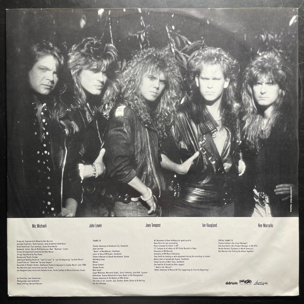 Europe - Out Of This World (Голландия 1988г.)