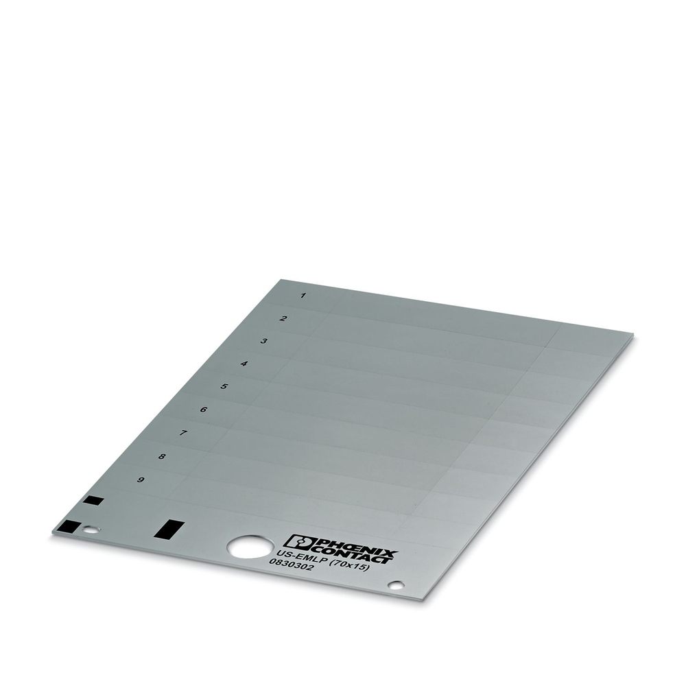 0830326 - US-EMLP (70X15) SR - Пластиковая табличка