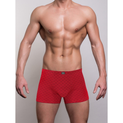 Мужские трусы боксеры красные с узкой резинкой Salvador Dali SD1103-2