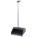 Совок для мусора КОМПЛЕКТ щетка + 2 рукоятки по 80 см, БОЛЬШОЙ улица / офис / дом, серый LAIMA PROFESSIONAL, 606663