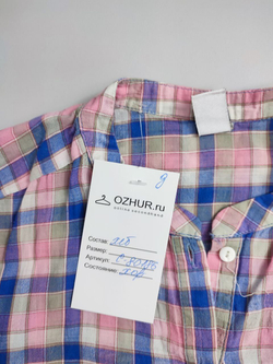 Рубашка Zara в клетку на 11-12 лет