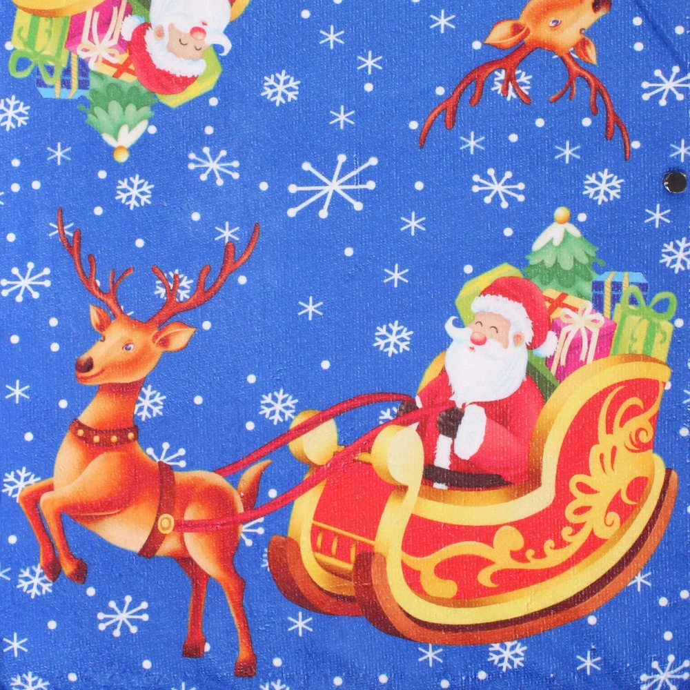 Полотенце кухонное «SPARKLE - Дедушка Мороз» 40*58 см, микрофибра 210 гр/м2