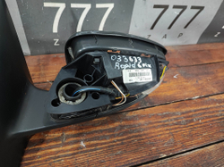 Зеркало левое 6 pin Skoda Rapid 1 17-20 Б/У Оригинал 5JB857501J