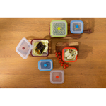 Контейнер для переноски и хранения силиконовый квадратный складной silikobox, 900 мл, зеленый