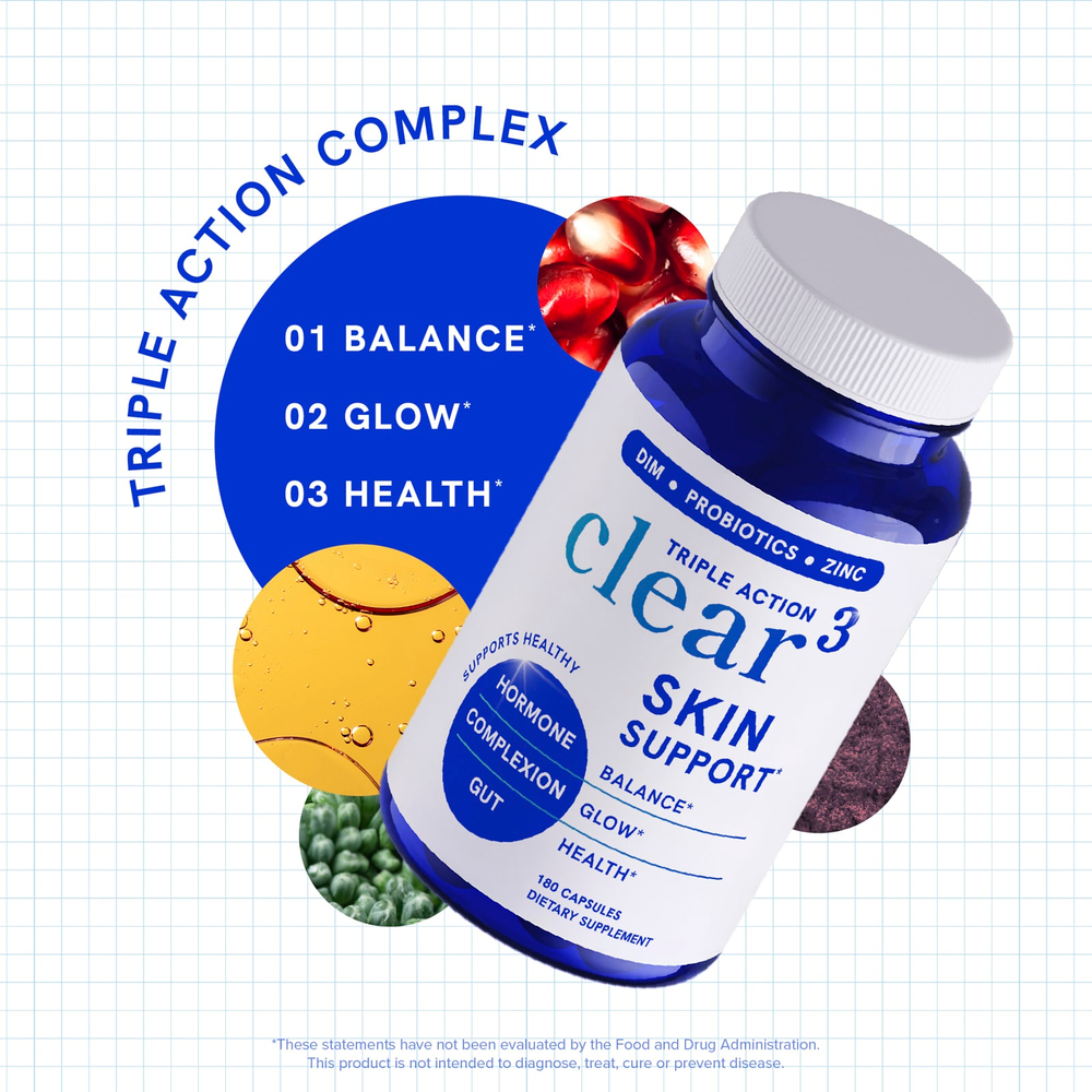 SMNutrition, Triple Action Clear 3, 180 капсул