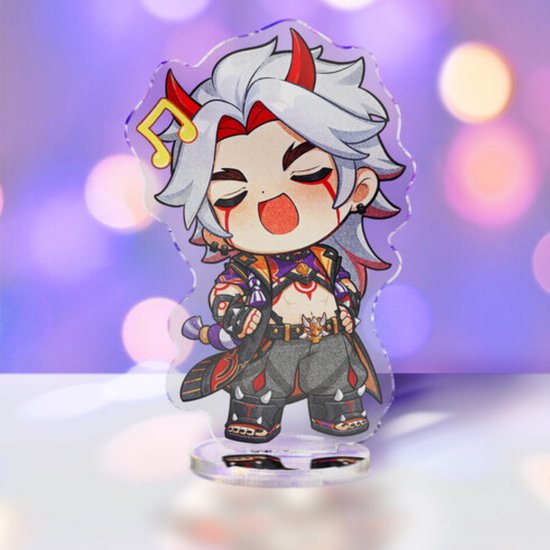 Фигурка акриловая Геншин Импакт Итто, Genshin Impact