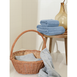 Полотенце банное 50x90 Tkano Essential Waves синее